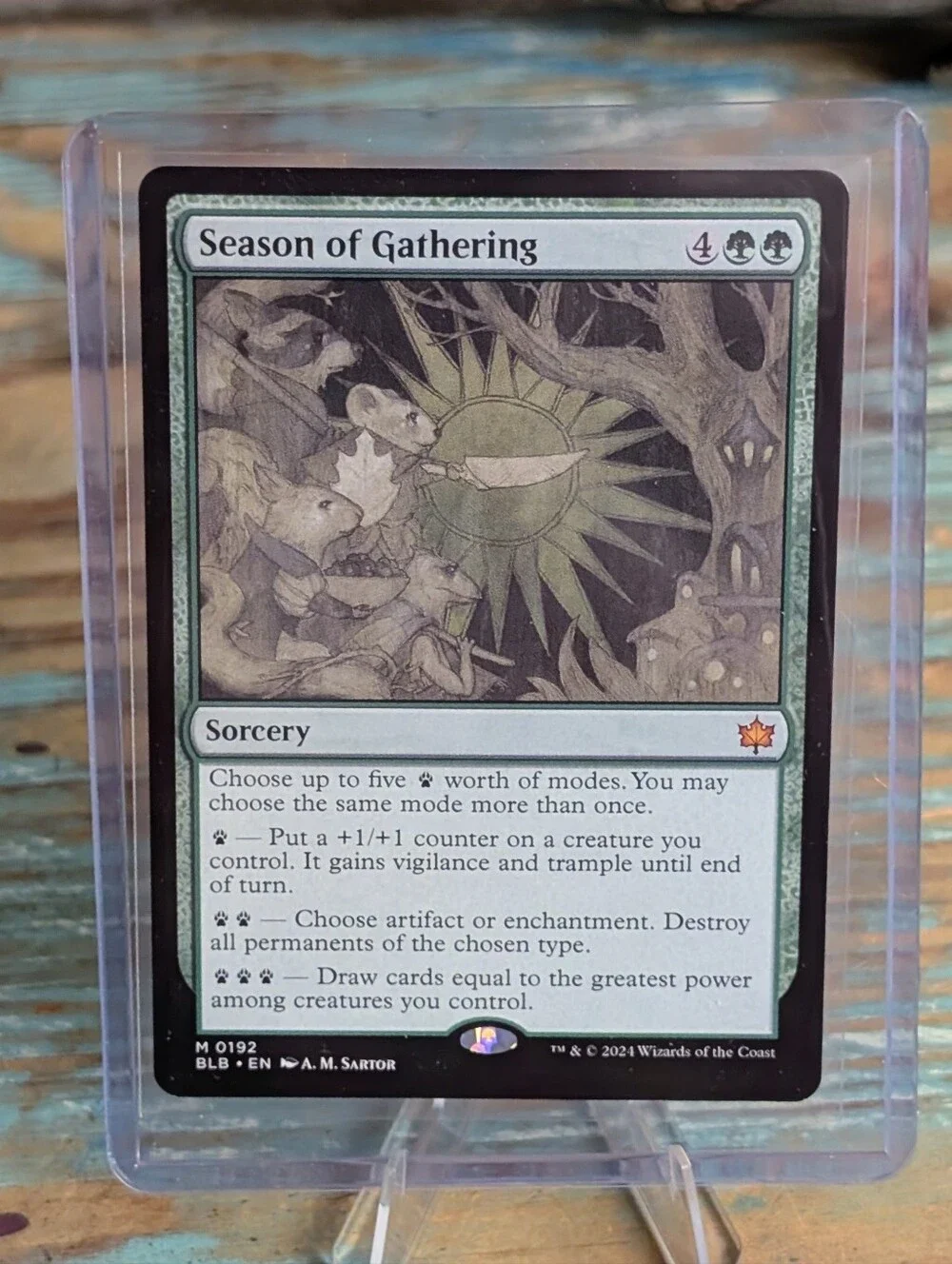 Magic The Gathering Bloomburrow 4 Card Bundle
